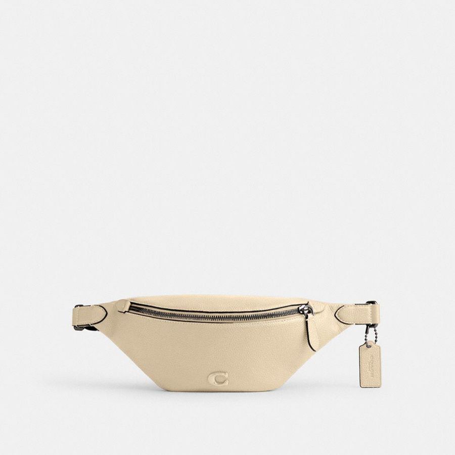 Bolsas De Cintura COACH Charter 7 Masculino Branco | 90745IBYE