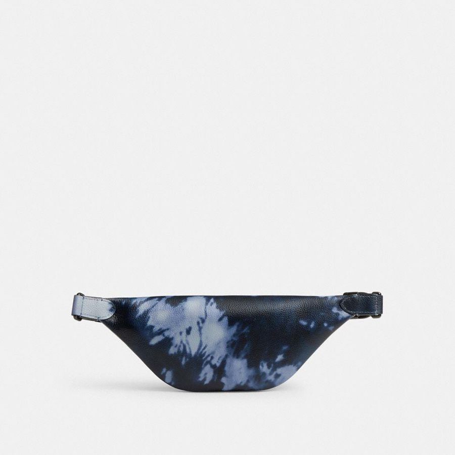 Bolsas De Cintura COACH Charter 7 With Tie Dye Print Masculino Azul Marinho | 13580AYZD