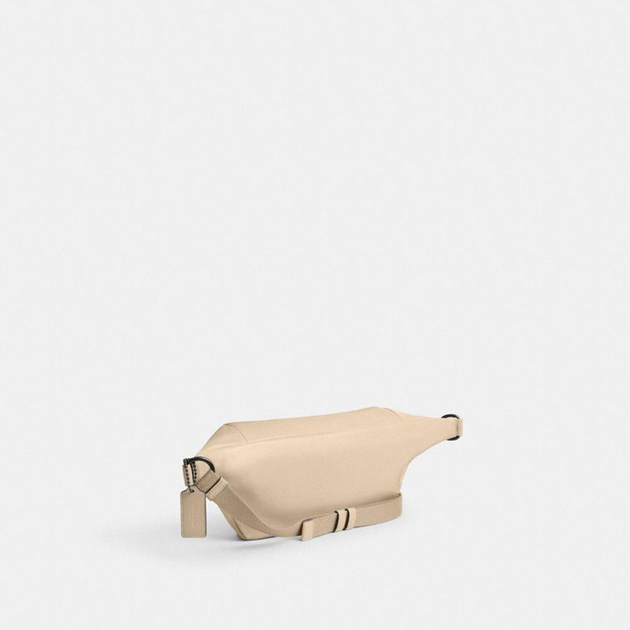 Bolsas De Cintura COACH Hall Masculino Branco | 91486BQML