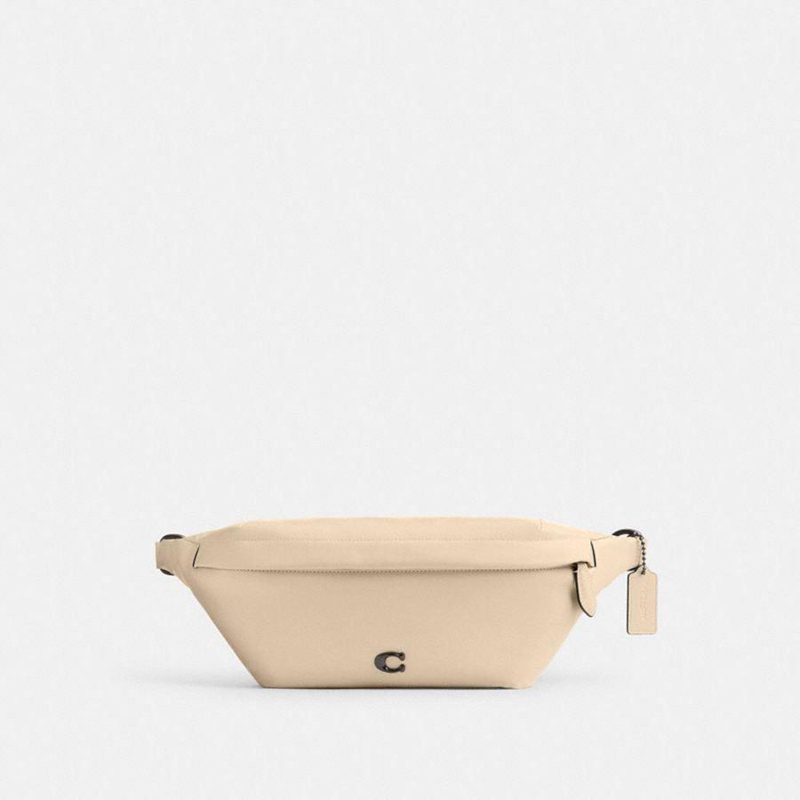 Bolsas De Cintura COACH Hall Masculino Branco | 91486BQML
