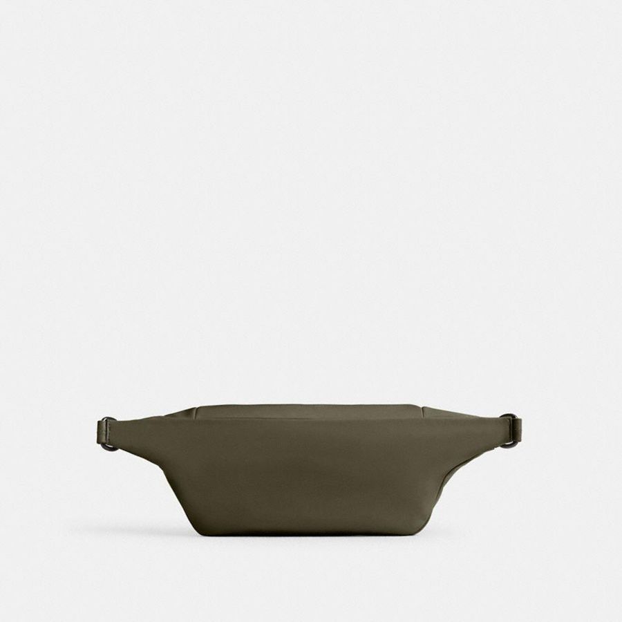 Bolsas De Cintura COACH Hall Masculino Verdes | 48132RFST