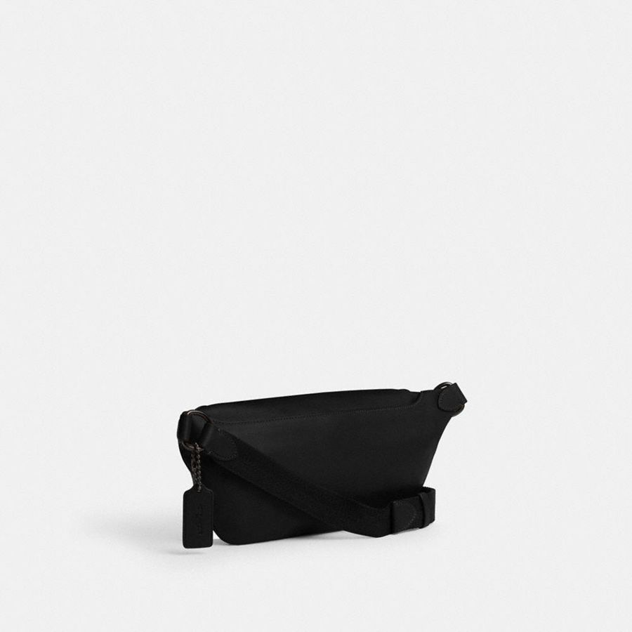 Bolsas De Cintura COACH League Masculino Pretas | 17239FGBP