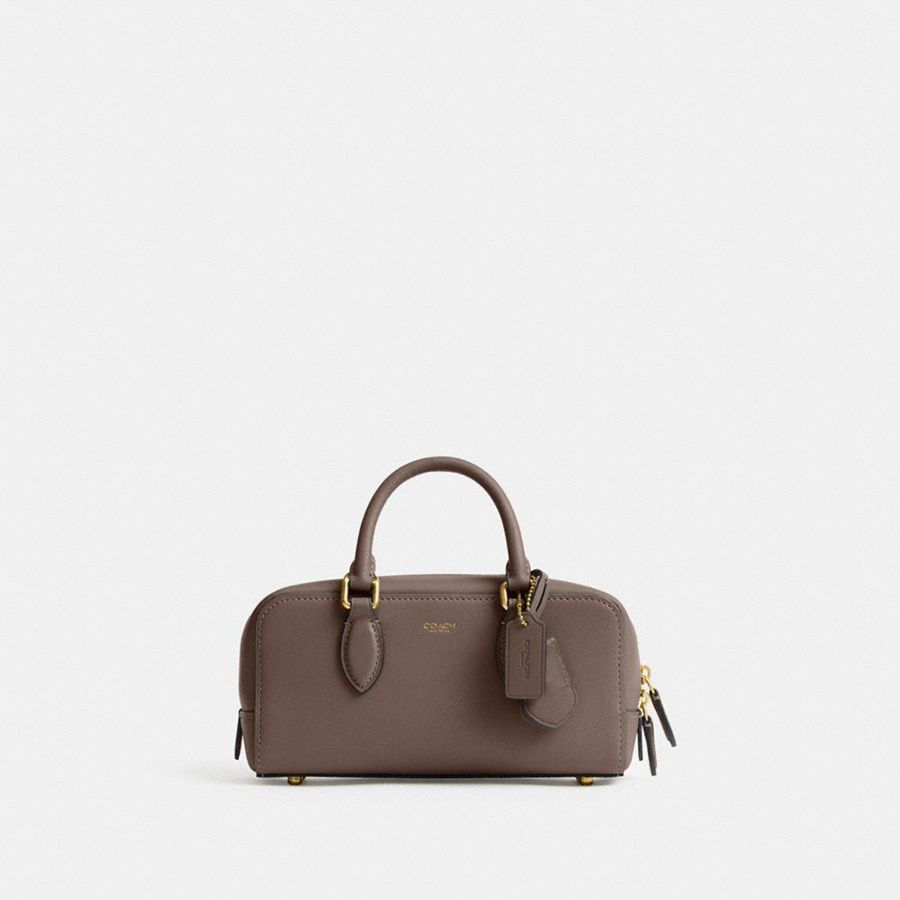Bolsas Tote COACH Bowery Satchel 22 Feminino Marrom | 04369UTOM