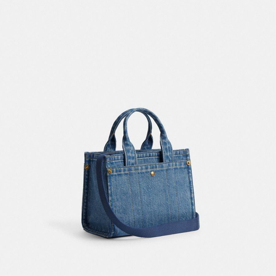 Bolsas Tote COACH Cargo 20 Feminino Azuis | 84510ORQG