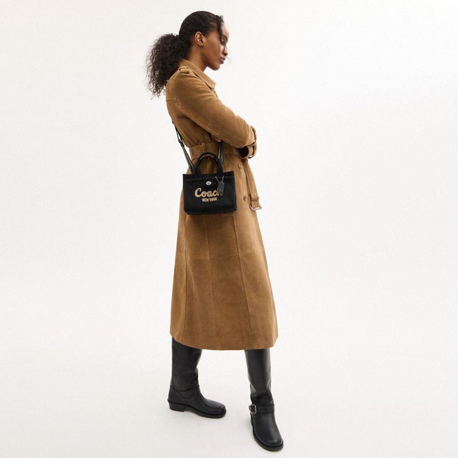 Bolsas Tote COACH Cargo 20 Masculino Pretas | 89416UZEK