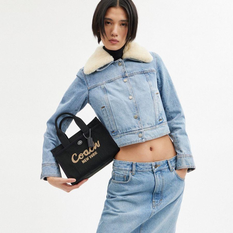 Bolsas Tote COACH Cargo 26 Masculino Pretas | 95317IRQV