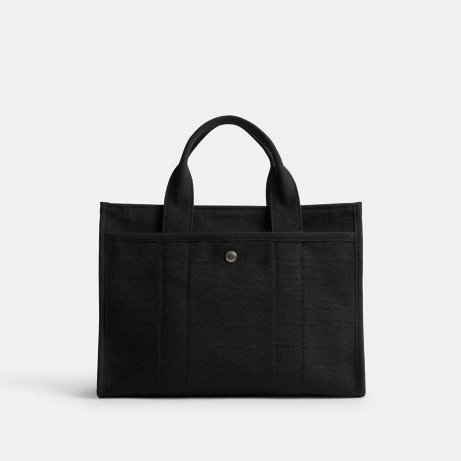 Bolsas Tote COACH Cargo Masculino Pretas | 93204ILAP