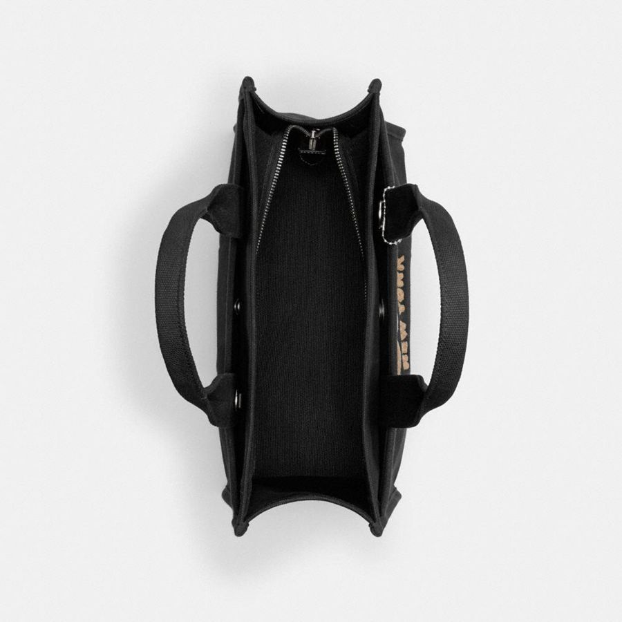 Bolsas Tote COACH Cargo Masculino Pretas | 93204ILAP