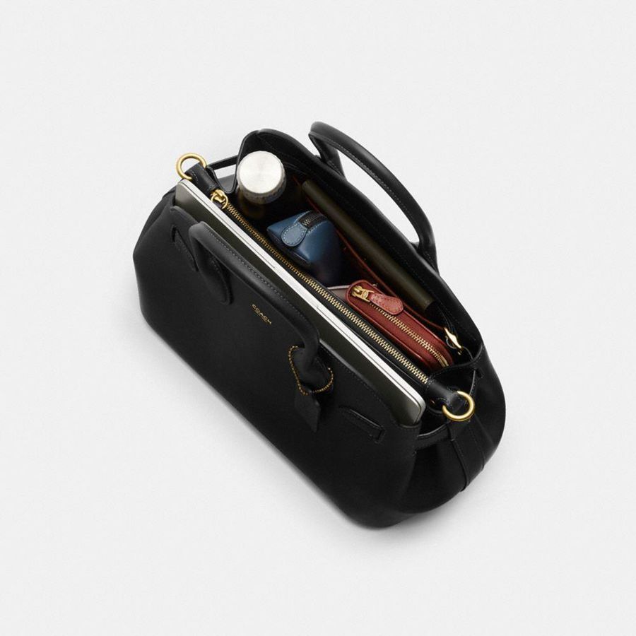 Bolsas Tote COACH Empire Carryall 35 Feminino Pretas | 46321VNZC