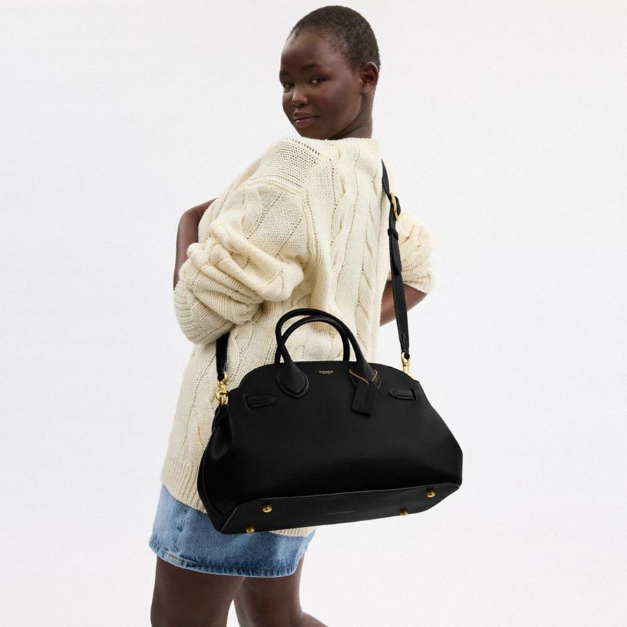 Bolsas Tote COACH Empire Carryall 35 Feminino Pretas | 46321VNZC