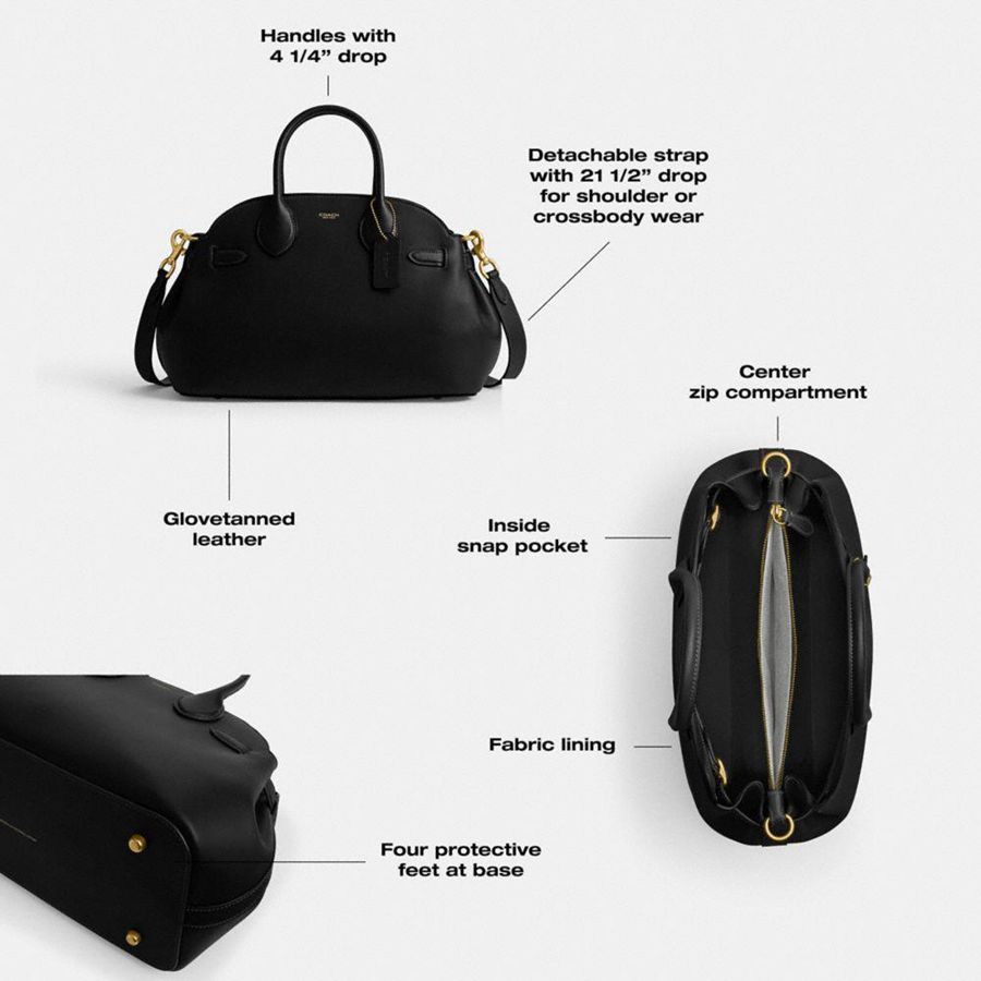 Bolsas Tote COACH Empire Carryall 35 Feminino Pretas | 46321VNZC