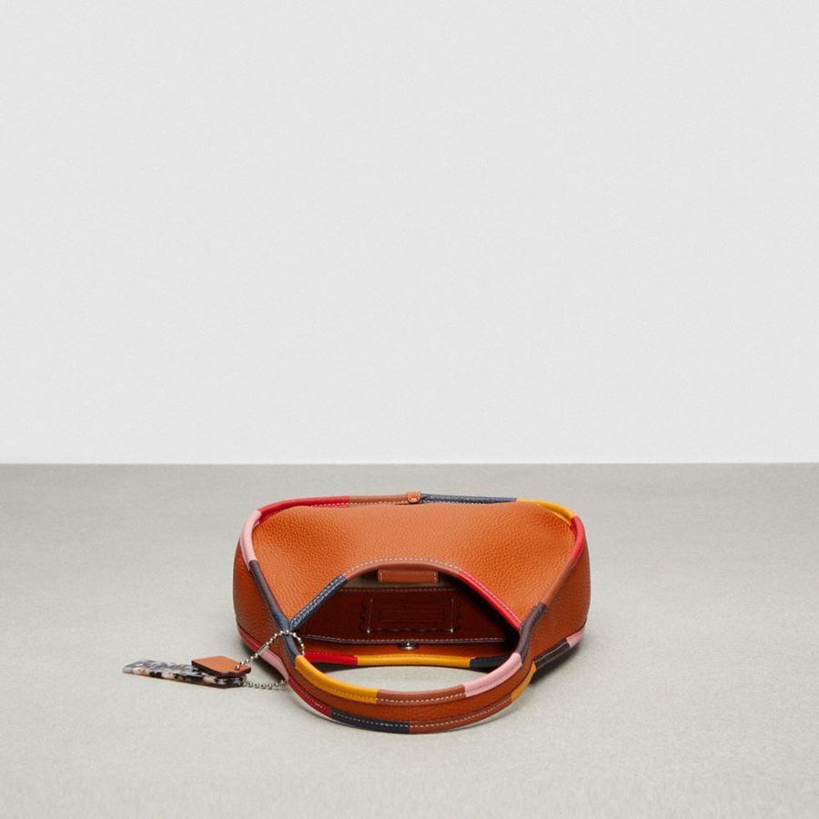 Bolsas Tote COACH Ergo In Coachtopia Leather With Colorful Binding Feminino Marrom | 49576YGML