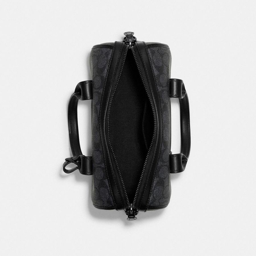 Bolsas Tote COACH Gotham Duffle 24 In Signature Canvas Masculino Cinzentas | 06395IQMB