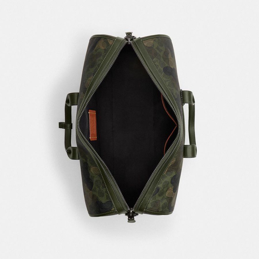 Bolsas Tote COACH Gotham Duffle 45 In Signature Camo Print Masculino Verdes | 31947GJQD
