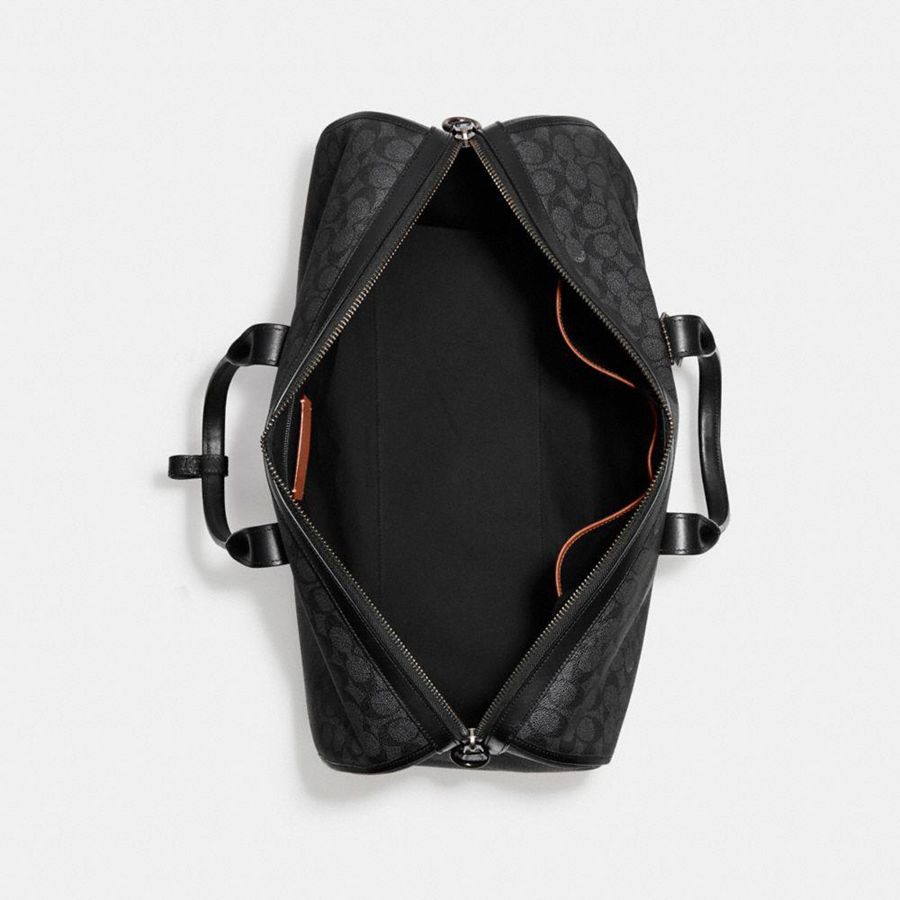 Bolsas Tote COACH Gotham Duffle In Signature Canvas Masculino Pretas | 05946PRMK