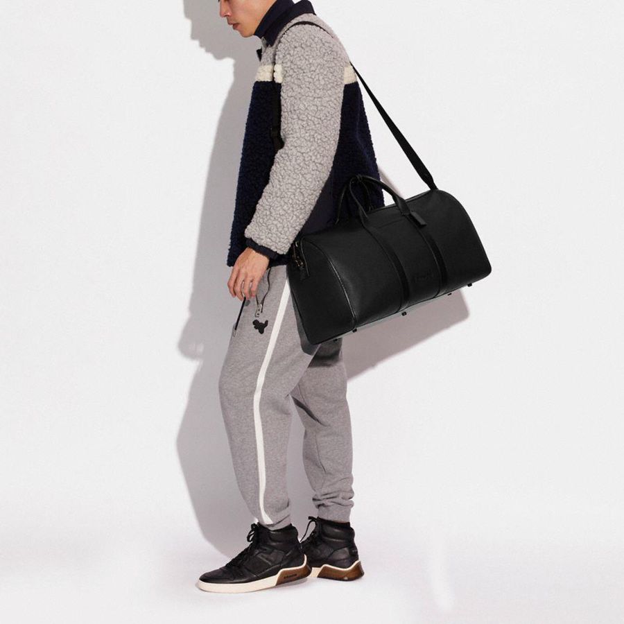 Bolsas Tote COACH Gotham Duffle Masculino Pretas | 48601HQZF