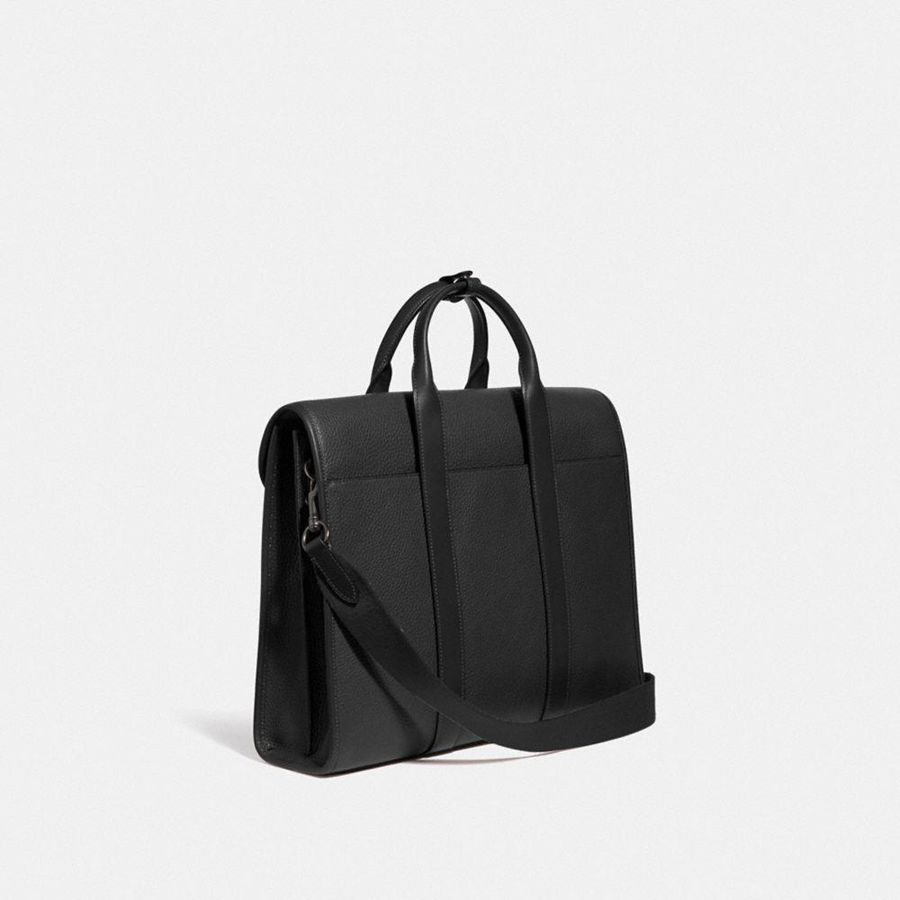 Bolsas Tote COACH Gotham Portfolio Masculino Pretas | 34687FYMG
