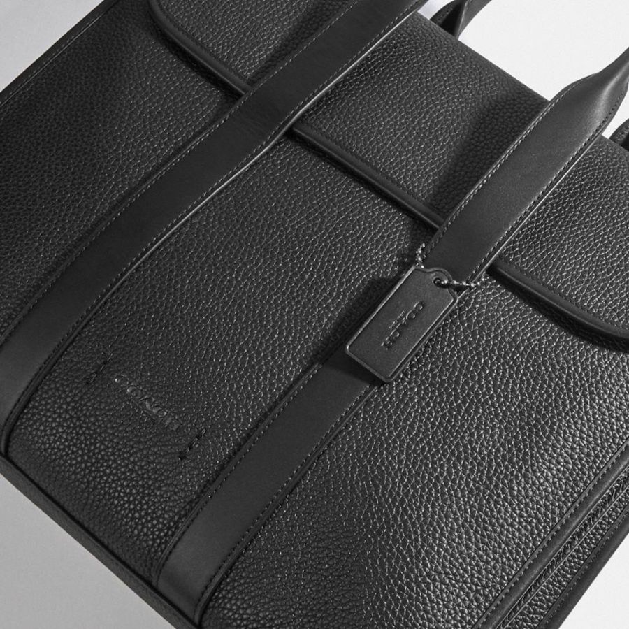Bolsas Tote COACH Gotham Portfolio Masculino Pretas | 34687FYMG