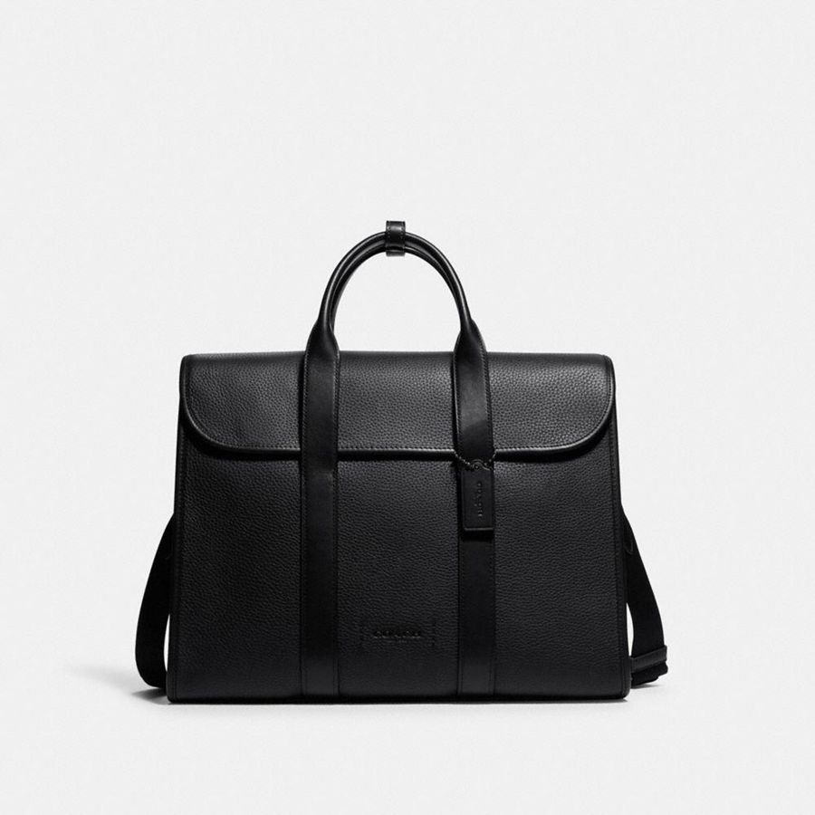 Bolsas Tote COACH Gotham Portfolio Masculino Pretas | 34687FYMG