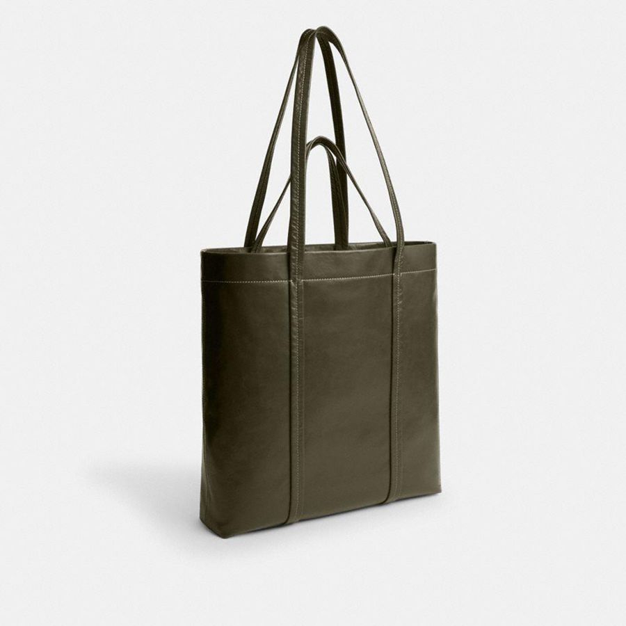 Bolsas Tote COACH Hall 33 Masculino Verdes | 96254KAXS