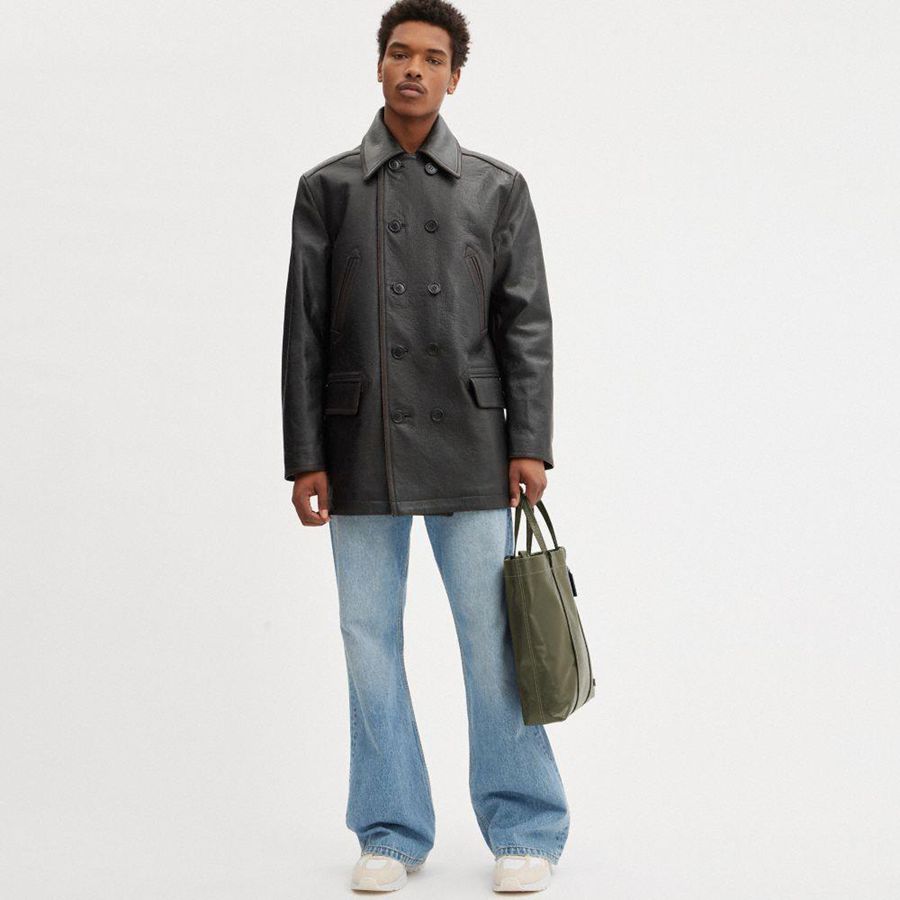 Bolsas Tote COACH Hall 33 Masculino Verdes | 96254KAXS