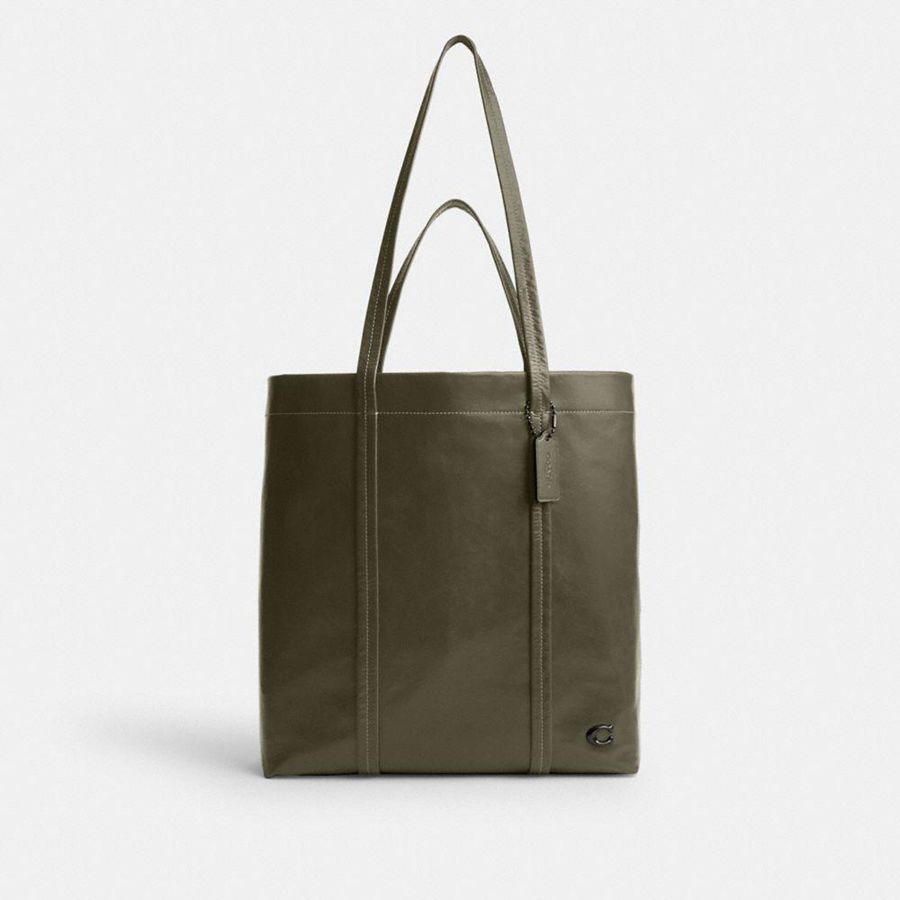 Bolsas Tote COACH Hall 33 Masculino Verdes | 96254KAXS