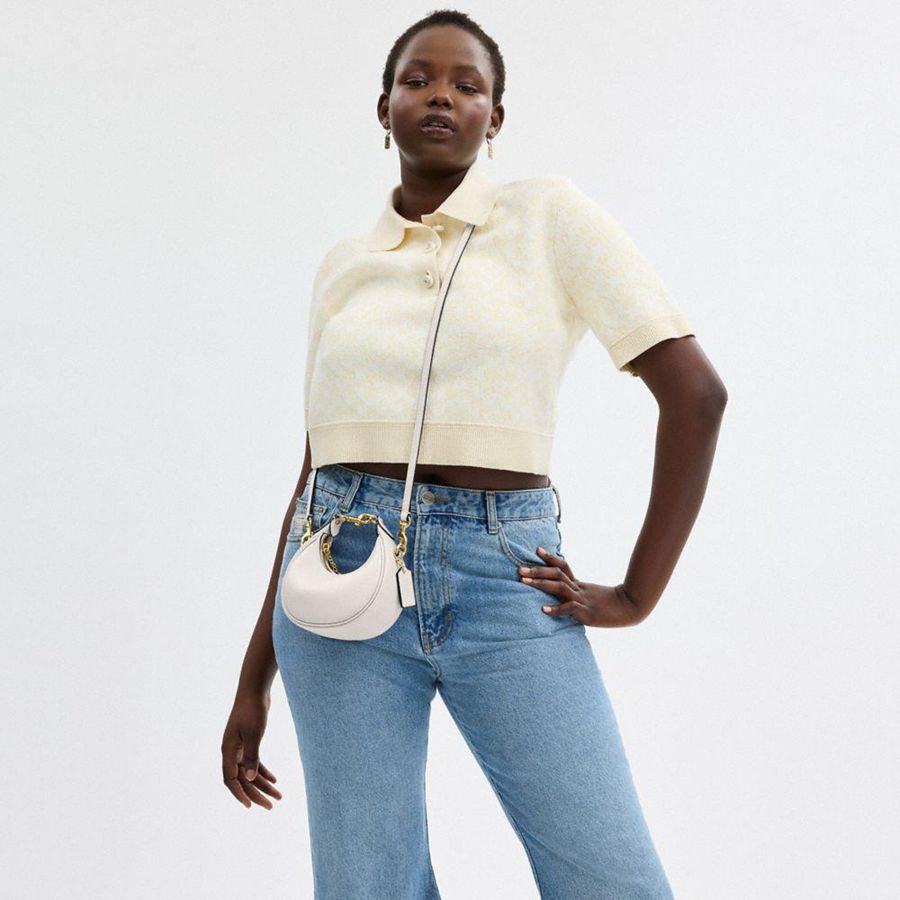 Bolsas Tote COACH Jonie Feminino Branco | 10856HDWA