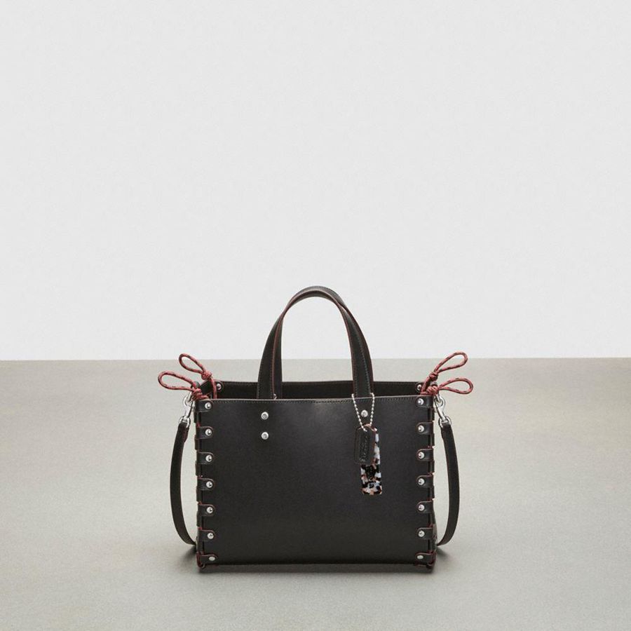 Bolsas Tote COACH Medium Re Laceable In Coachtopia Leather Masculino Pretas | 54109SRIE