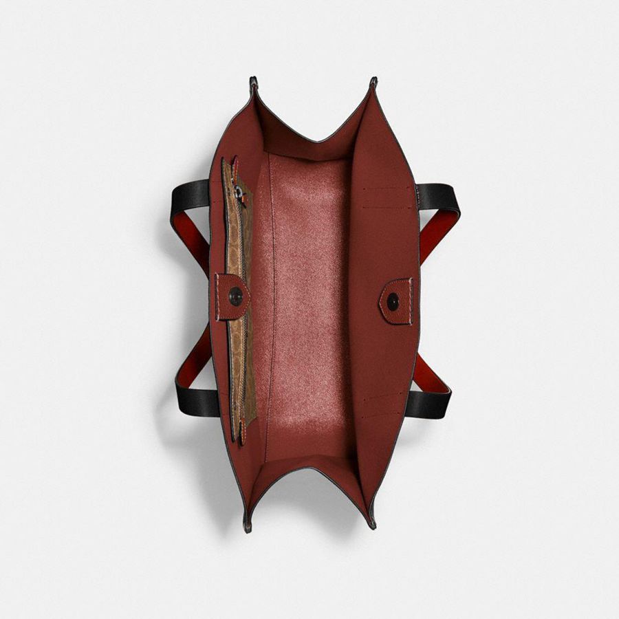 Bolsas Tote COACH Relay Masculino Pretas | 85726OFHS
