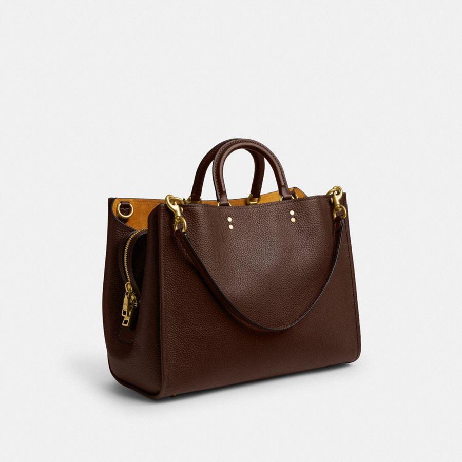 Bolsas Tote COACH Rogue 39 Feminino Marrom | 54316EZCN