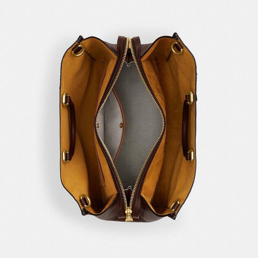 Bolsas Tote COACH Rogue 39 Feminino Marrom | 54316EZCN