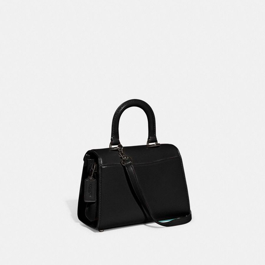 Bolsas Tote COACH Sammy Top Handle 21 Feminino Pretas | 21958RJQK