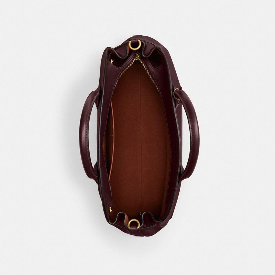 Bolsas Tote COACH Soft Empire Carryall 48 Feminino Bordeaux | 45290KPCB
