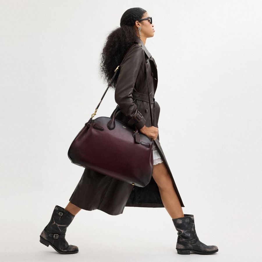 Bolsas Tote COACH Soft Empire Carryall 48 Feminino Bordeaux | 45290KPCB
