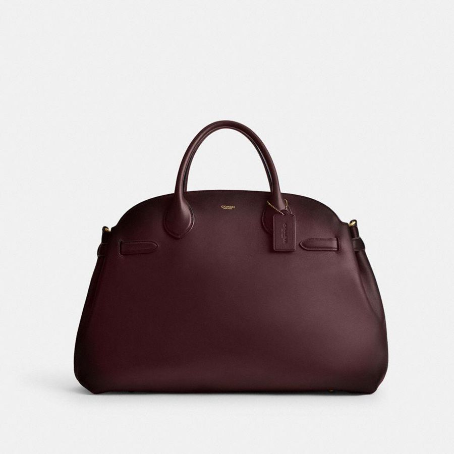Bolsas Tote COACH Soft Empire Carryall 48 Feminino Bordeaux | 45290KPCB