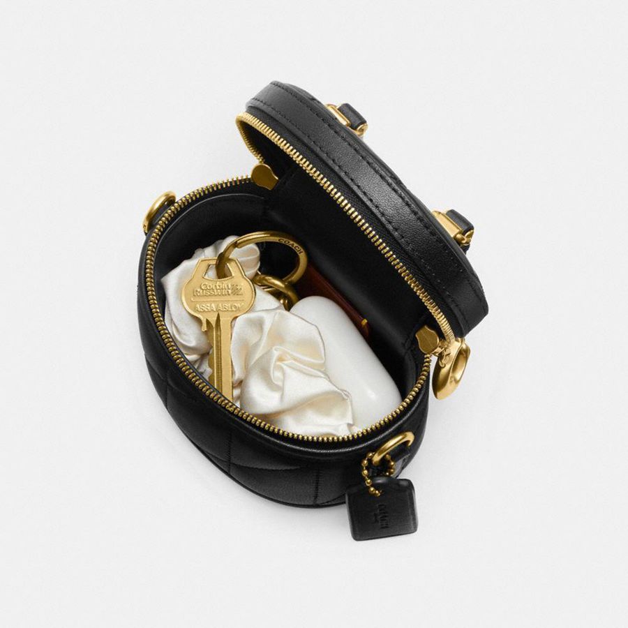 Bolsas Tote COACH Trail Crossbody 12 With Pillow Quilting Feminino Branco | 82430IXNJ