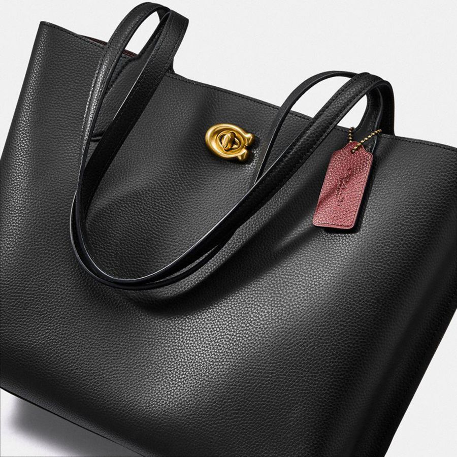 Bolsas Tote COACH Willow Feminino Pretas | 24963OIQT