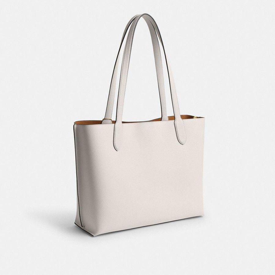 Bolsas Tote COACH Willow Work Tote 38 Feminino Branco | 26174ACOM