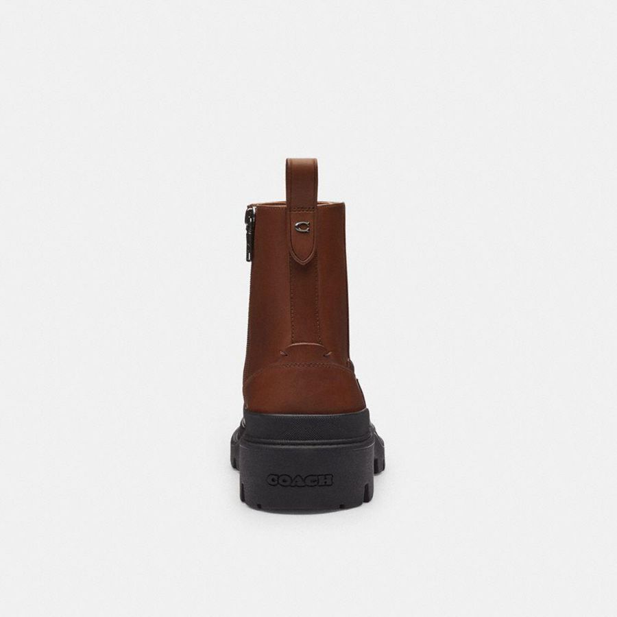 Botas COACH Caiden Masculino Marrom | 85493FESH