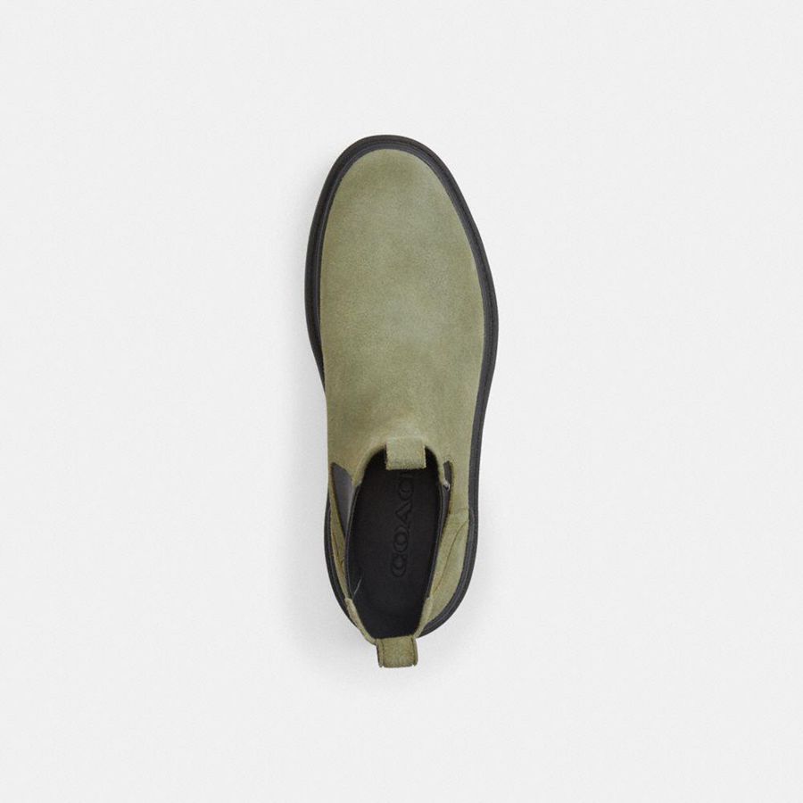 Botas COACH Colson Masculino Verdes | 56274OPMV