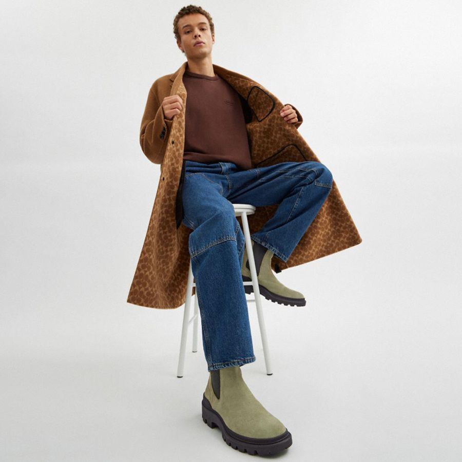 Botas COACH Colson Masculino Verdes | 56274OPMV
