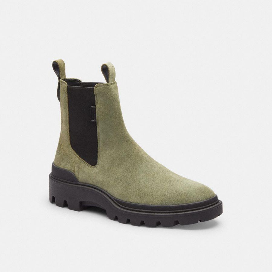 Botas COACH Colson Masculino Verdes | 56274OPMV