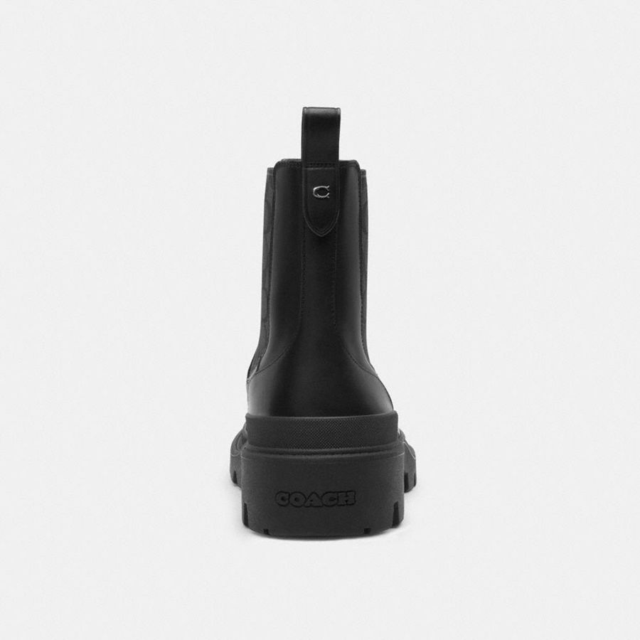 Botas COACH Colson With Signature Masculino Pretas | 71823LCDN