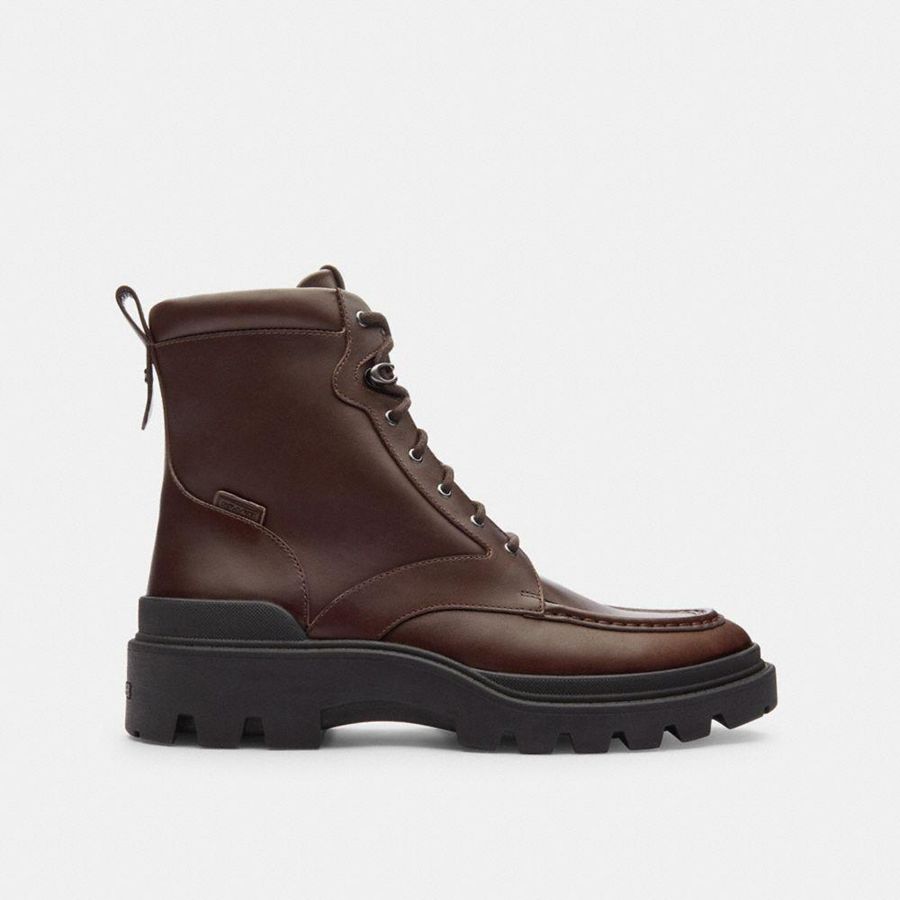 Botas COACH Connor Masculino Marrom | 93740BUIP
