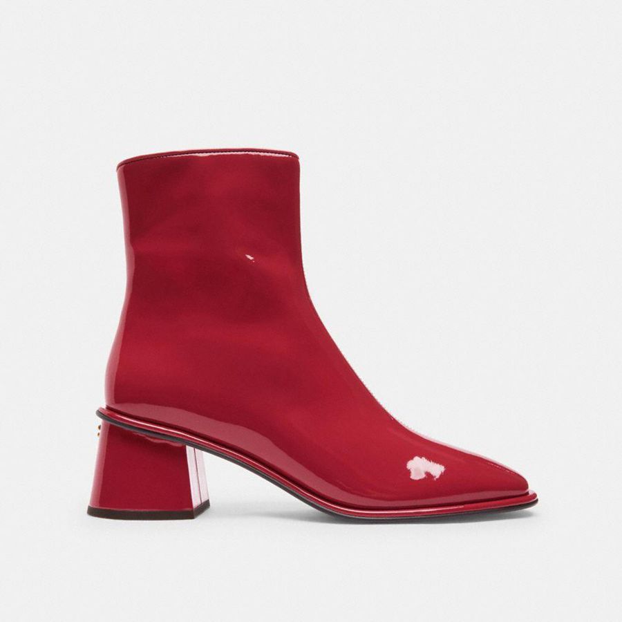 Botas COACH Gigiie Feminino Vermelhas | 60179ZIOG