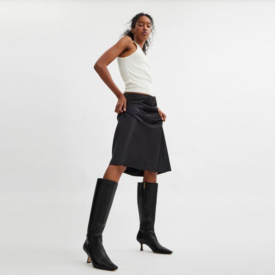 Botas COACH Raquel Extended Calf Feminino Pretas | 28054DBYZ