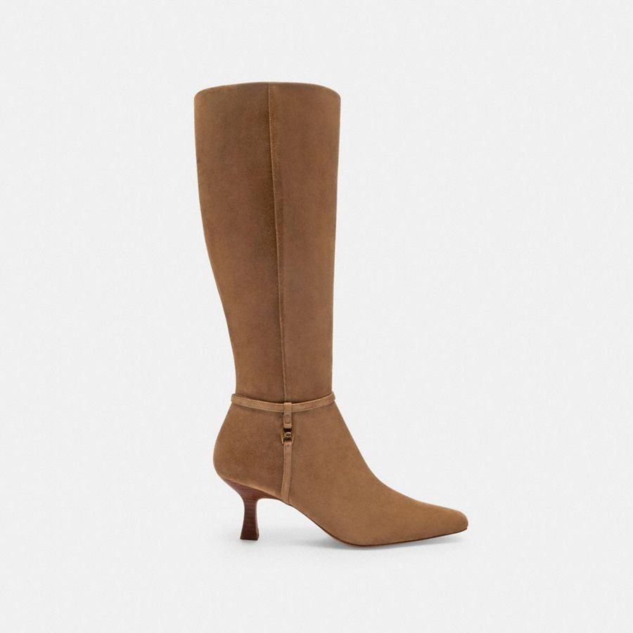 Botas COACH Raquel Feminino Marrom | 91735YZJS