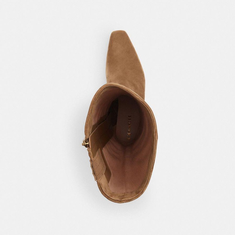 Botas COACH Raquel Feminino Marrom | 91735YZJS