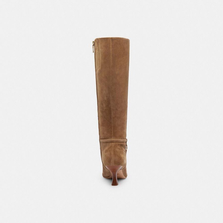 Botas COACH Raquel Feminino Marrom | 91735YZJS