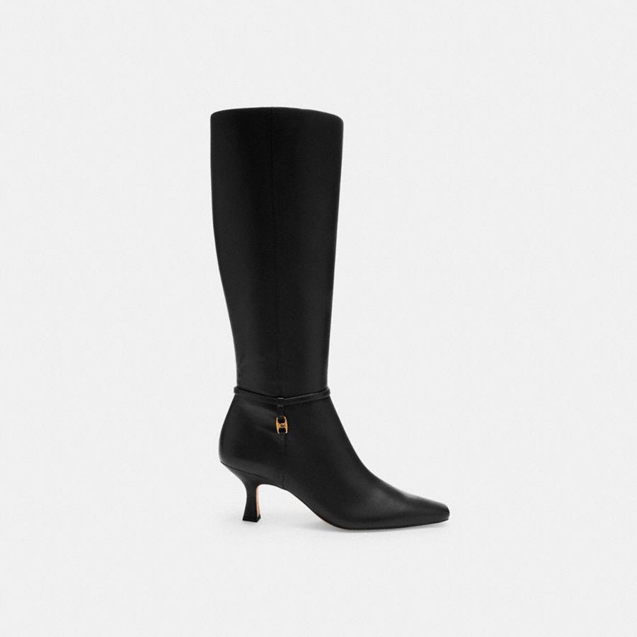 Botas COACH Raquel Feminino Pretas | 86947WMUN